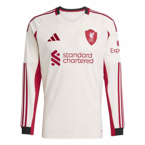 Maillot Liverpool Extérieur Manches Longues 2025/2026