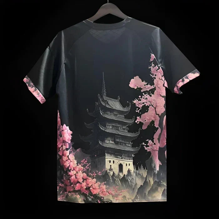 Maillot Japon saison 2023-2024 édition spéciale dragon noir et rose